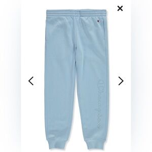 Champion Girls Essential Jogger Sweatpants Embroidered Logo Blue Size 14 New